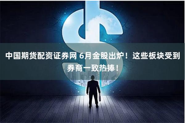 中国期货配资证券网 6月金股出炉！这些板块受到券商一致热捧！