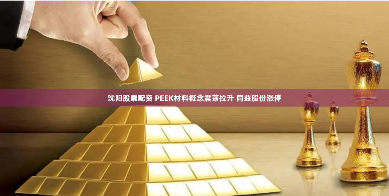 沈阳股票配资 PEEK材料概念震荡拉升 同益股份涨停